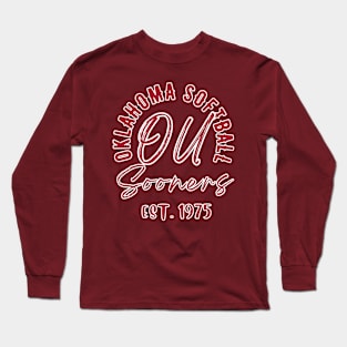 Oklahoma Sooners University Softball Long Sleeve T-Shirt